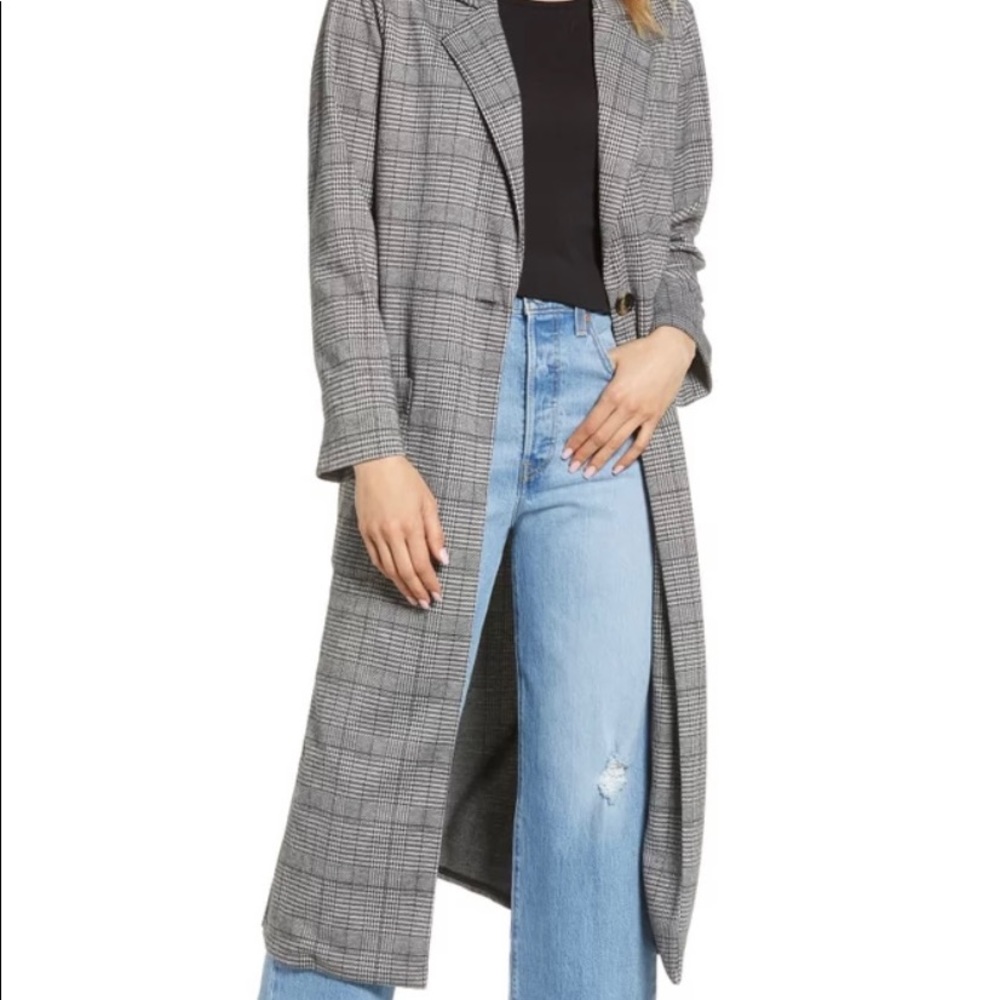 Sanctuary Timeless Plaid Duster Coat
